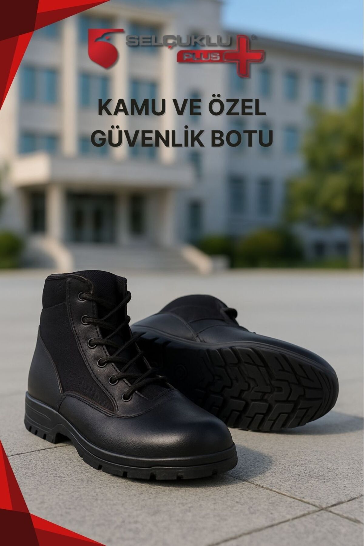 Das Kamu Ve Özel Güvenlik Botu - Yeni Yasaya Uygun – %100 Deri, Ortopedik ve Su Geçirmez