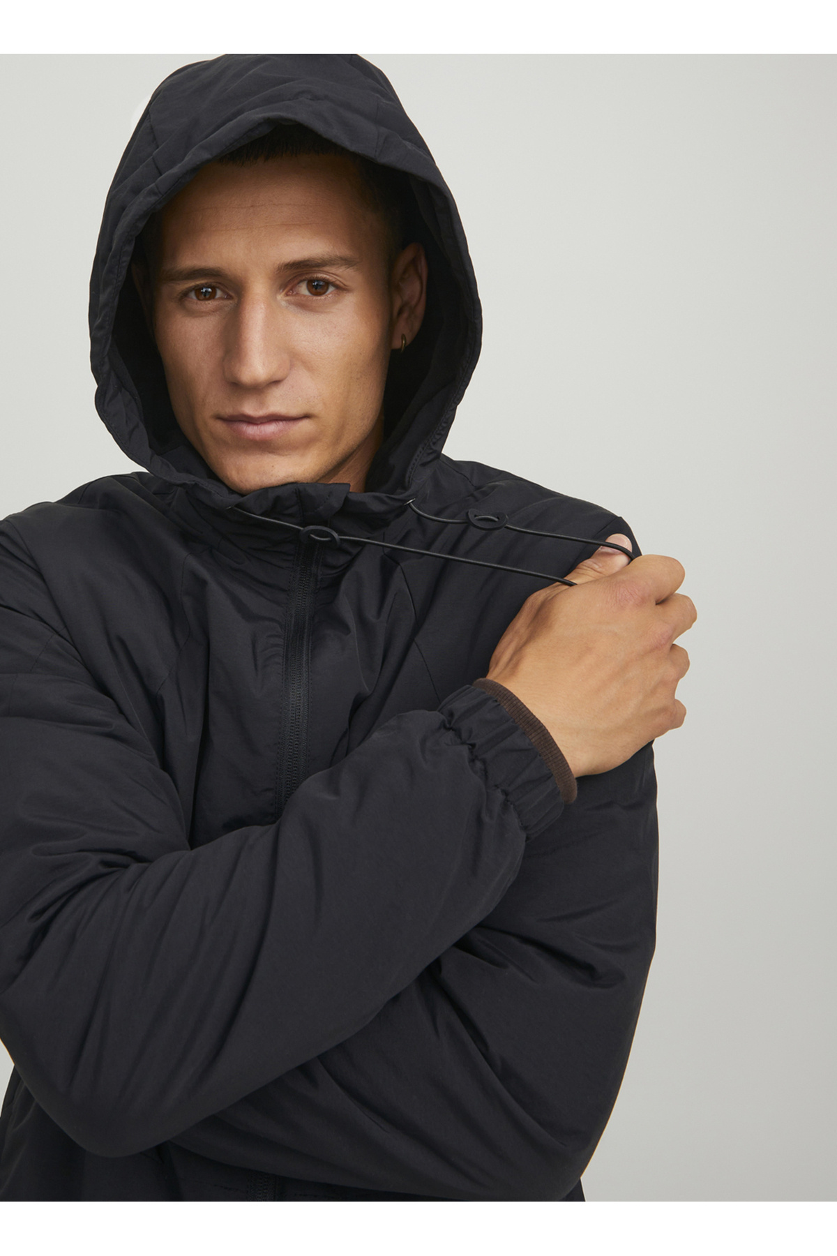 جک اند جونز کاپشن مردانه مشکی ۱۲۲۱۵۳۷۷_JORTAMPER JACKET LN