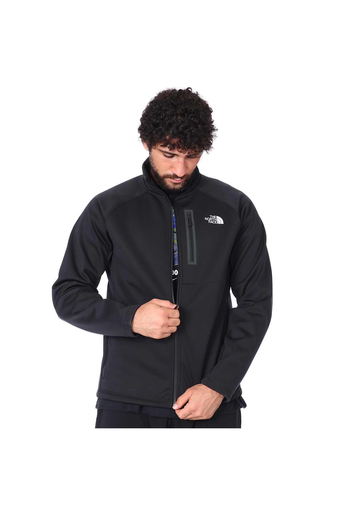 نورث فیس کاپشن مردانه مشکی فضای باز Can Soft Shell Jkt مدل NF0A3BRHJK31