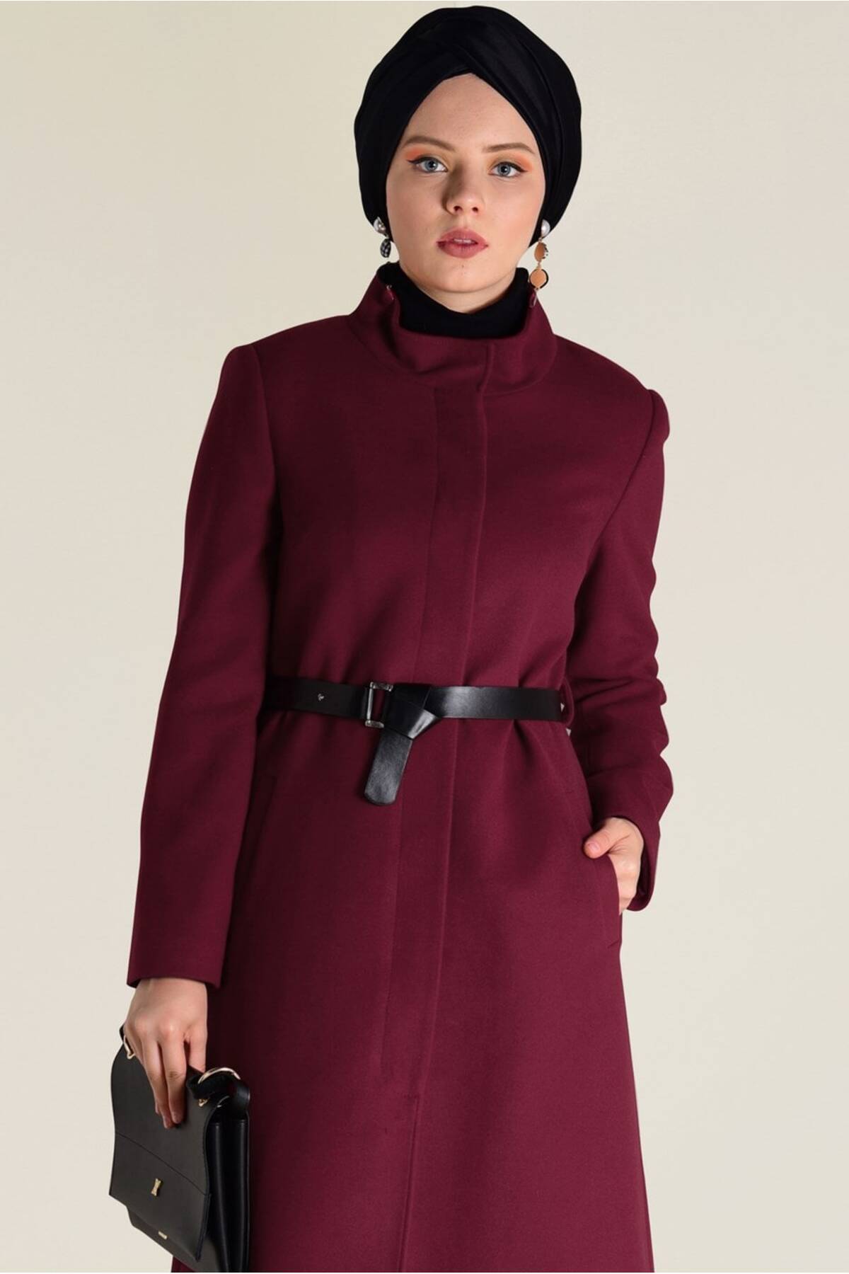 آلوینا کت یقه استاندارد طرح دار ۹۷۹۸