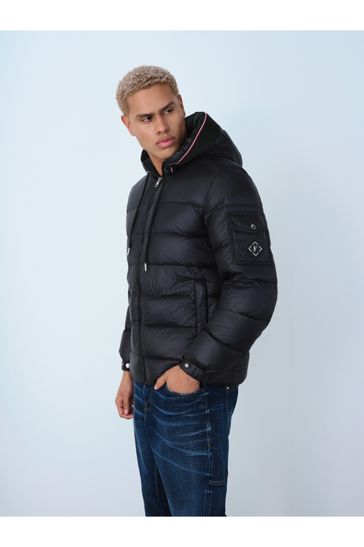Regular Fit Erkek Mont — مشکی LF2036968_Q1.V1 — تصویر 6 از 8