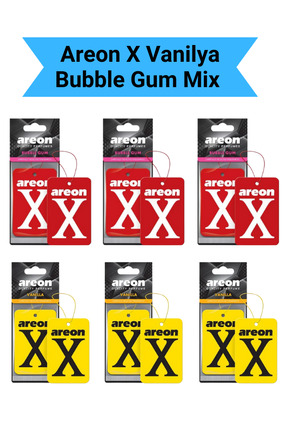 Areon X Bubble Gum - Vanilya Set Kaliteli Araç Kokusu