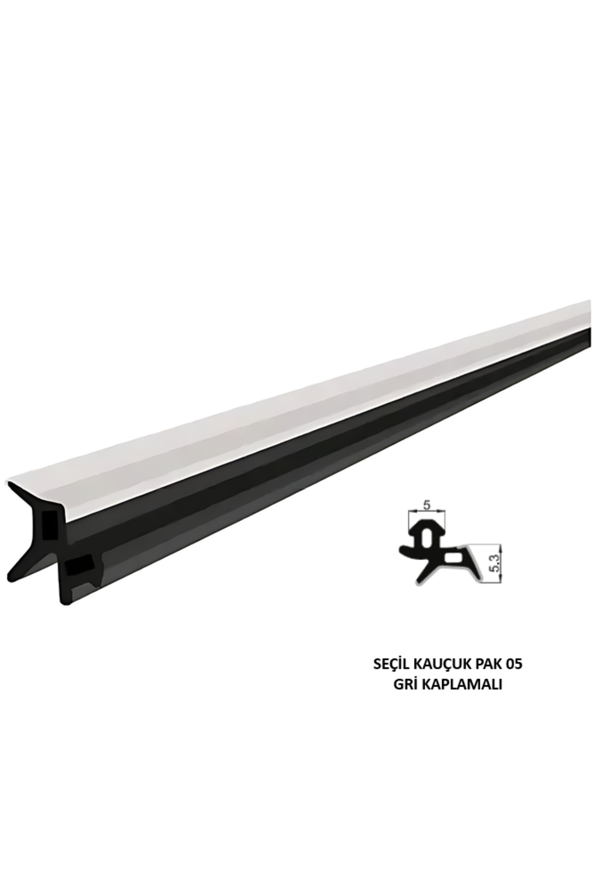 Pak 05 Pimapen Pvc Pimapen Window Door Seal Wick (Grey) (50 Meters)
