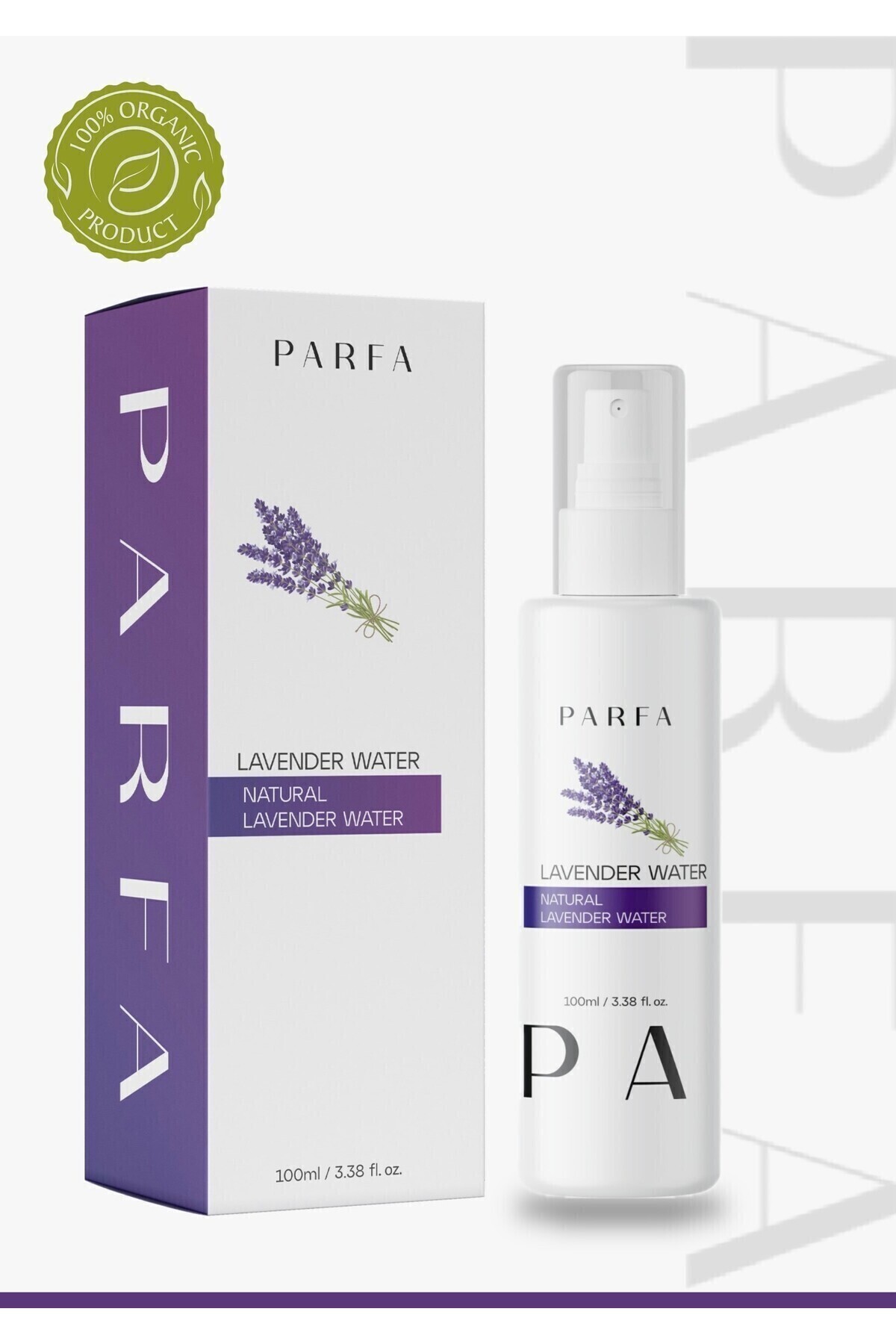 Lavanta Suyu %100 Saf ve Doğal Canlandırıcı Ve Besleyici Etkili Tonik Lavanta Hidrosolü 100 Ml — parfa04 — تصویر 2 از 5