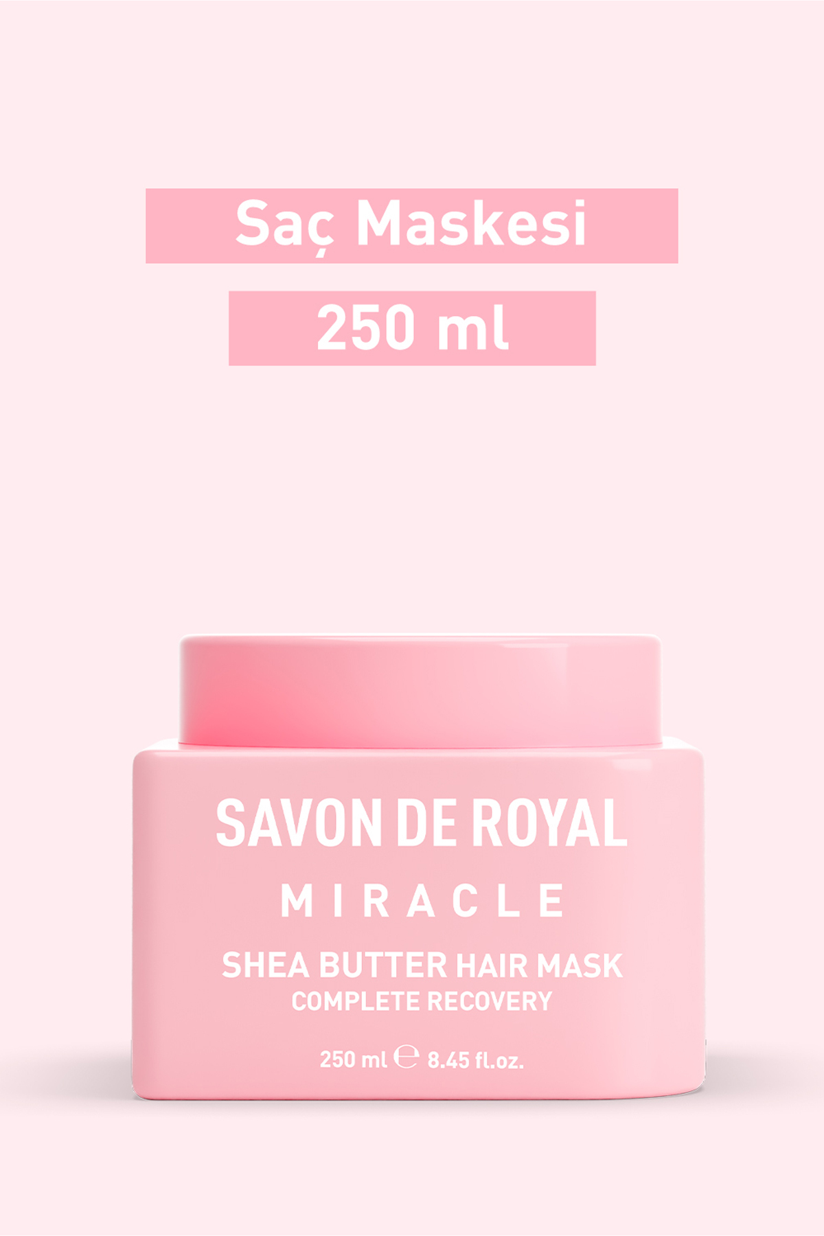 Miracle Saç Bakım Maskesi 250 ml | Boyalı Ve Kıvırcık Saçlar | İyileşme Etkili | Shea Yağı — 8681554632088 — تصویر 2 از 3