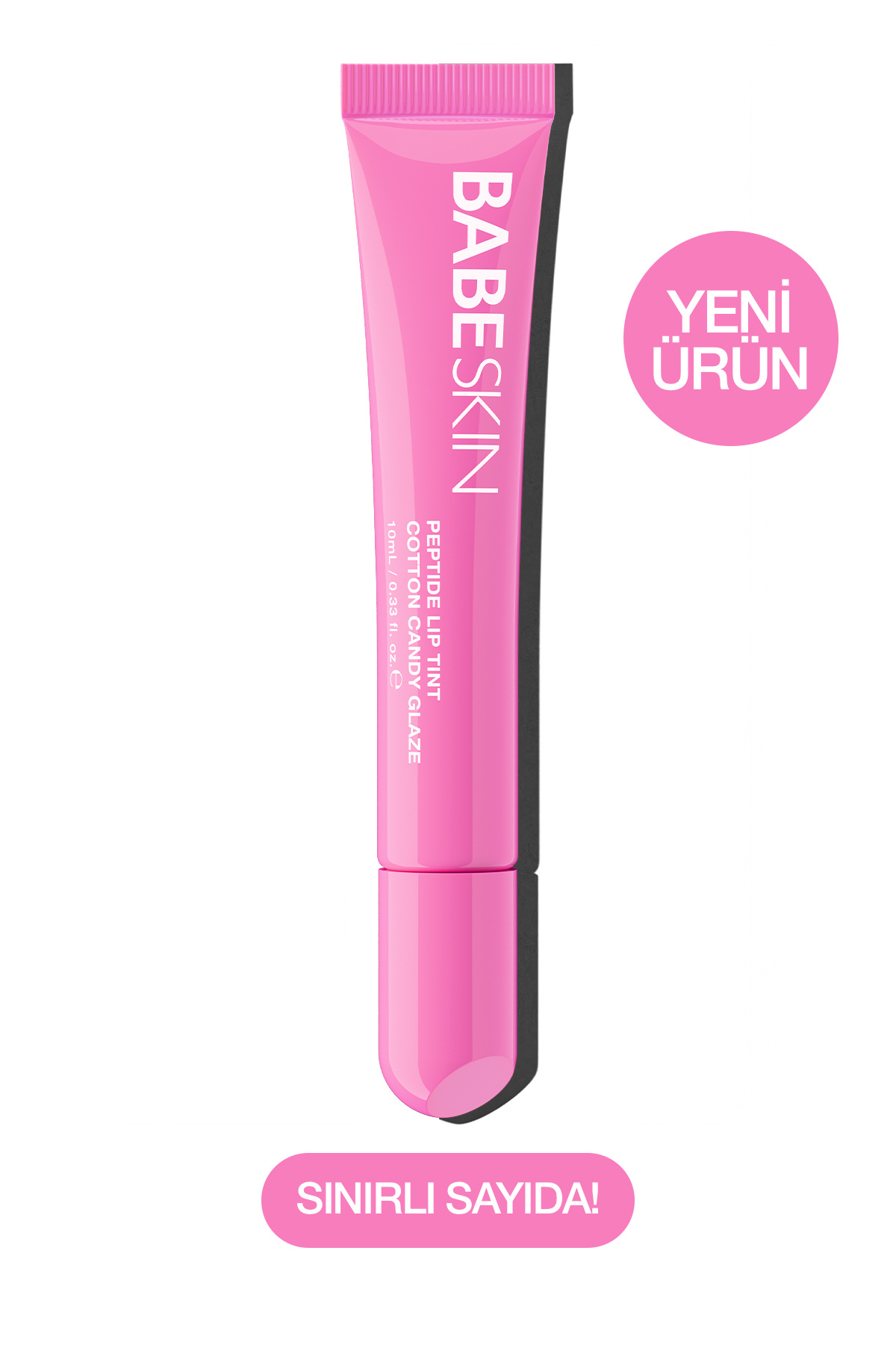 Babeskin Dudak Bakım Parlatıcı Lip Balm 10 ml | Pamuk Şekeri | Besleyici, Nemlendirici | Peptit,Shea,Cupuaçu