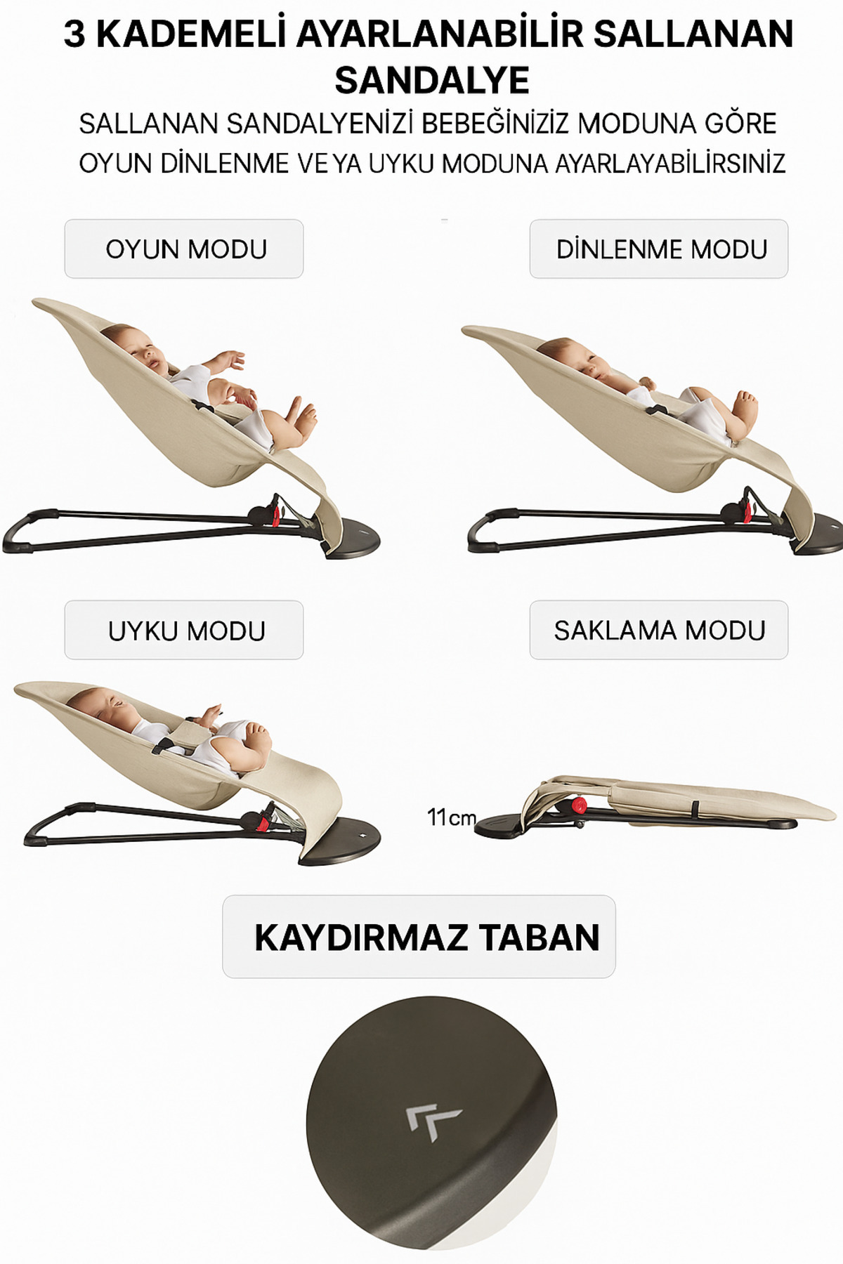 Convers Perla Ana Kucağı Gri fotoğrafı 6 (önizleme)