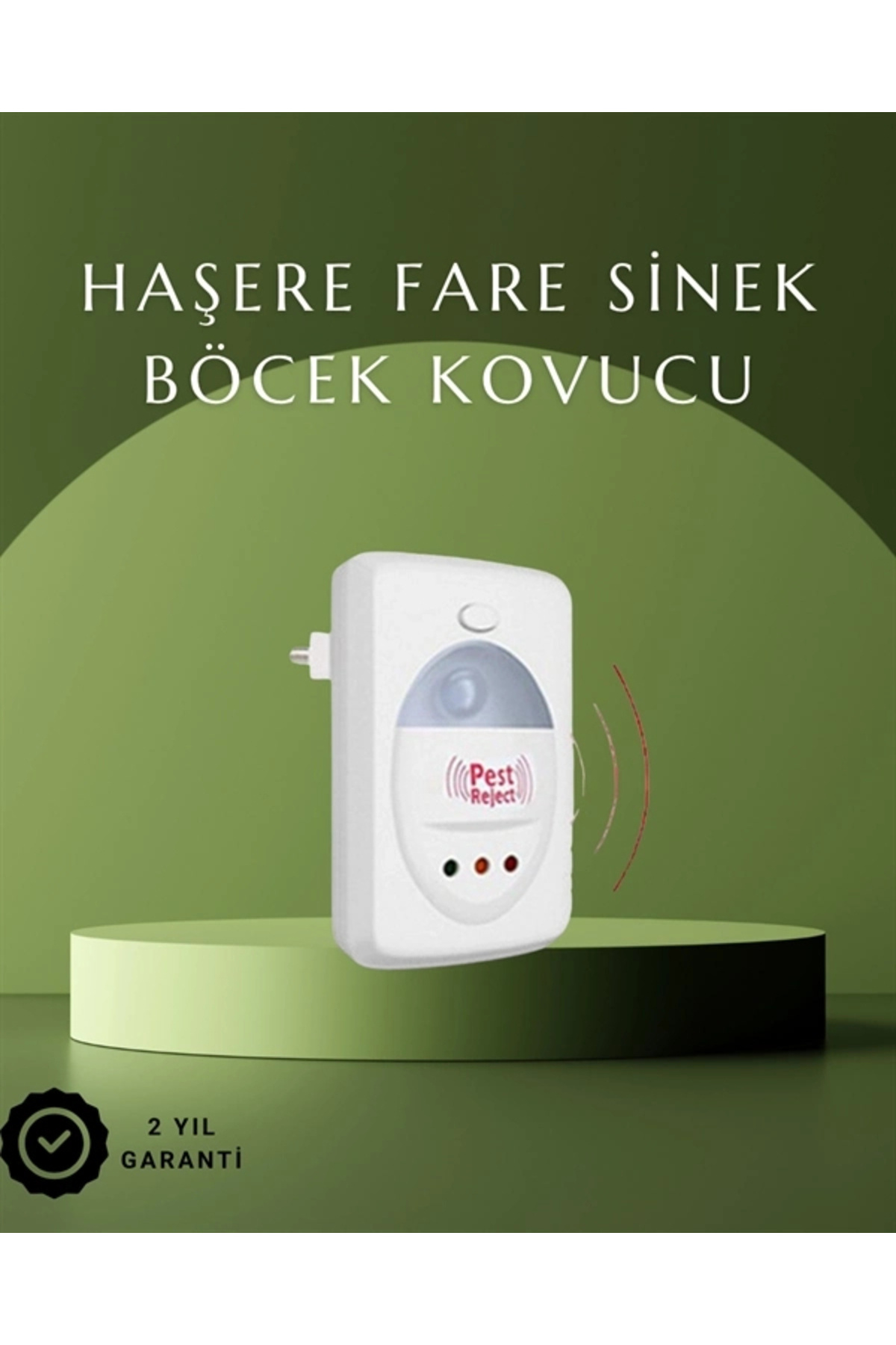 shopwave Ultrasonik Ses Dalgalarıyla Kimyasalsız Fare ve Böcek Kovucu Cihaz