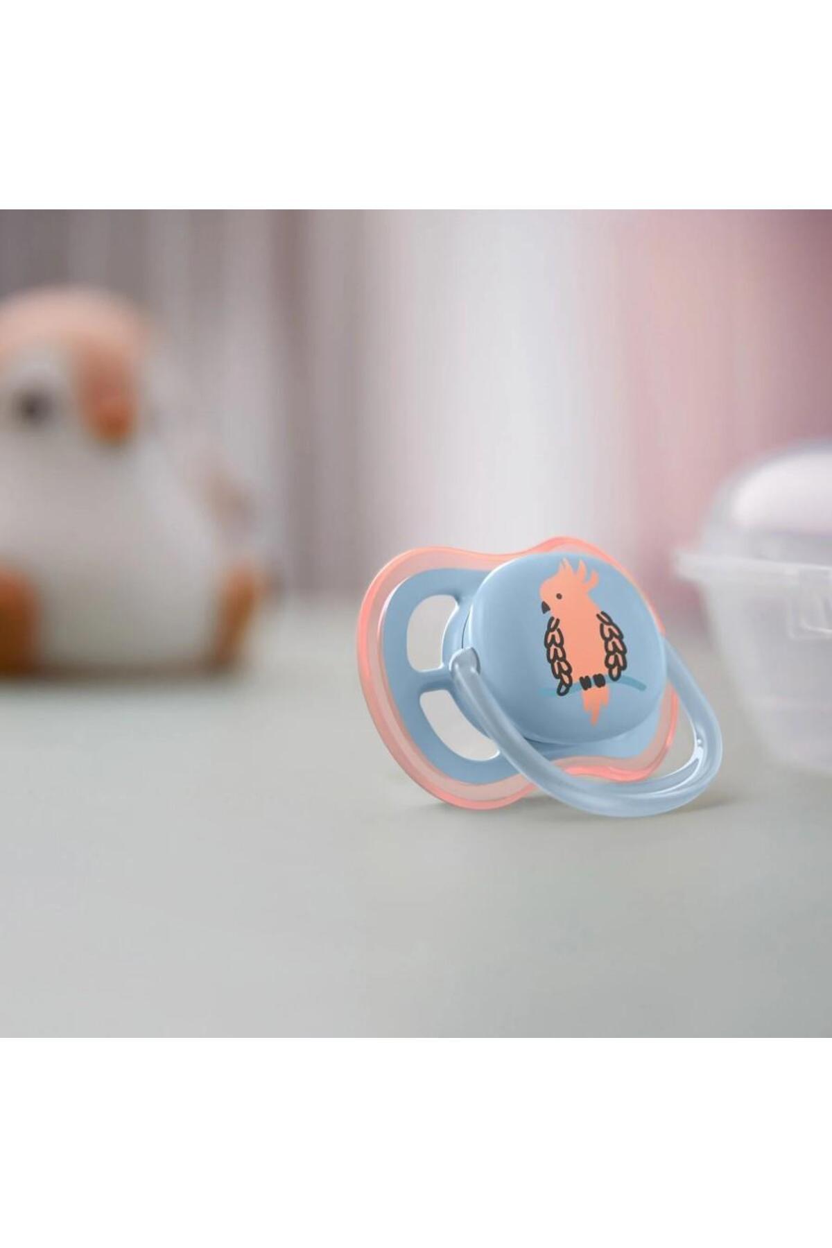 Philips Avent Ultra Air Emzik 0-6 Ay 2li Kız SCF085/12 fotoğrafı 3 (önizleme)