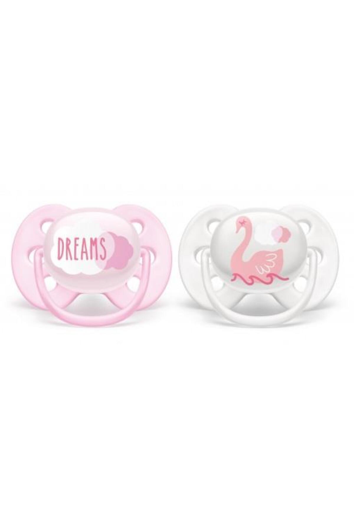 Philips Avent SCF222/02 Ultra Soft 2li Emzik 0-6 Ay - Kız fotoğrafı 2 (önizleme)