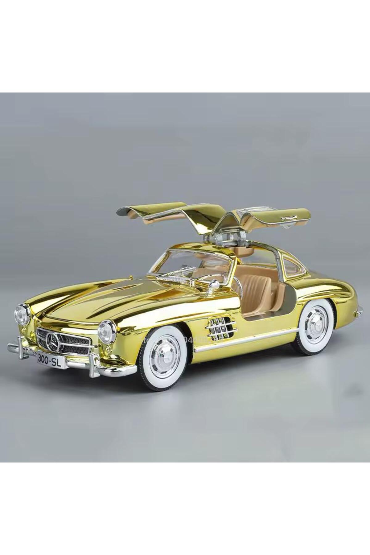 scntoys Mercedes-benz 300 Sl Siyah 1954 Model Klasik Araba 1/24
