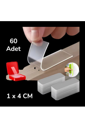 tg tek-iş global 60’lı Güçlü Şeffaf Çift Taraflı Monte Bant Seti – Çok Amaçlı...