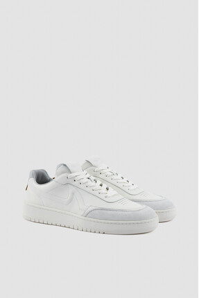 Paul&Shark MEN'S LEATHER SNEAKERS