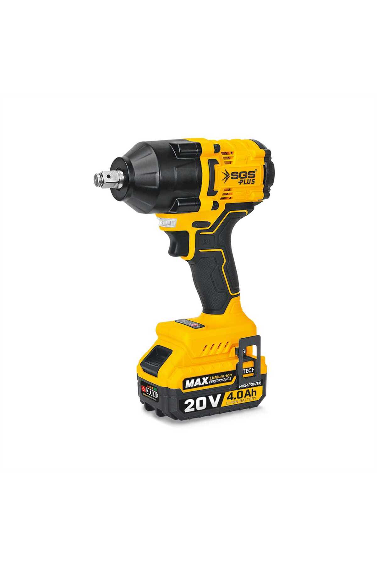 Sgs DARBELİ SOMUN SIKMA SETİ 650 Nm Tork 1/2” 1*4.0 Ah (KÖMÜRSÜZ