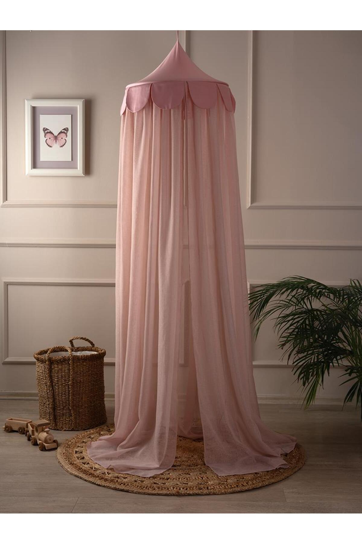 Funna Baby Romantika Cibinlik - Saten - Pembe - 2 X 4 Mt