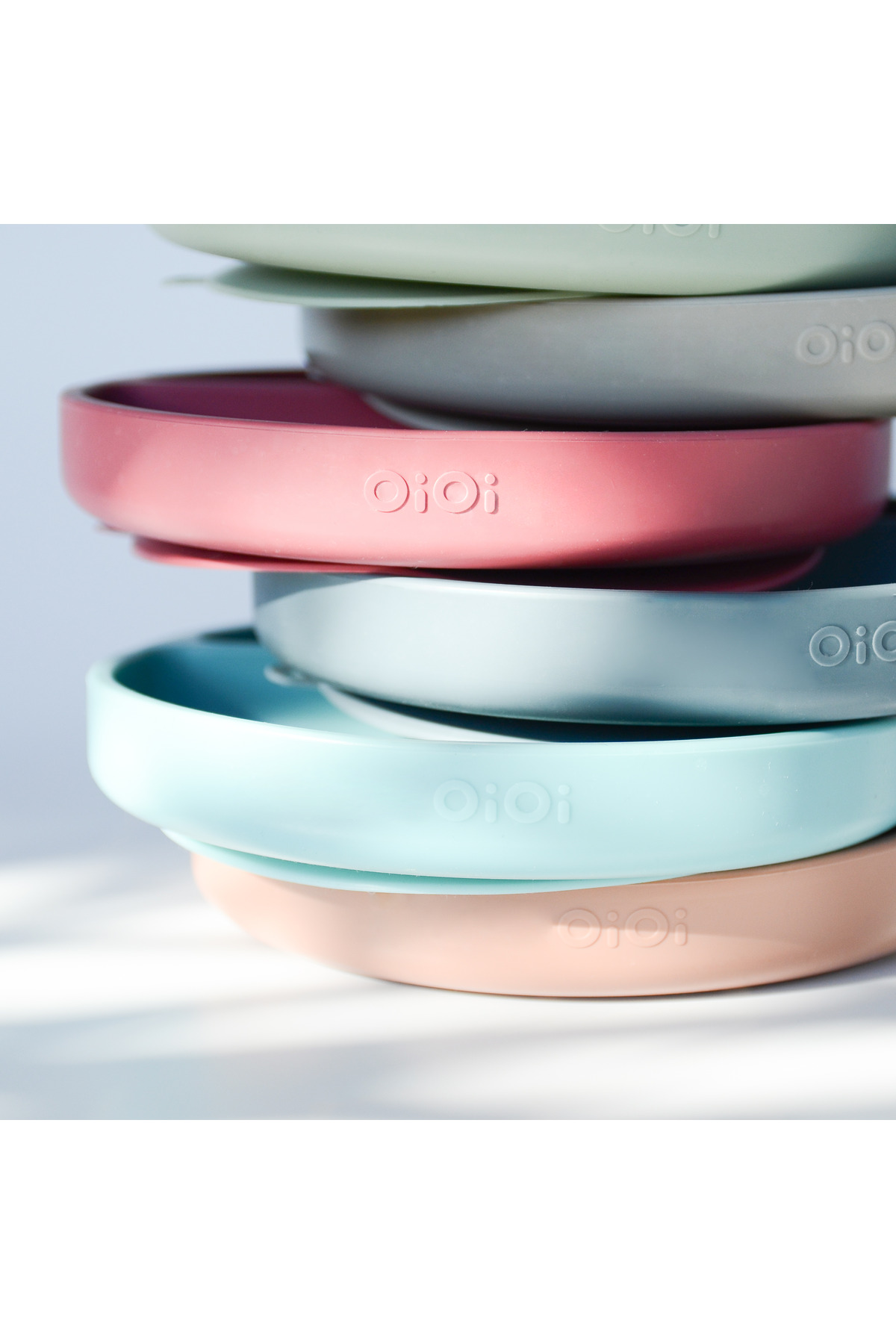 OiOi Vakumlu Mama Tabağı Porsiyon - Misty Lilac fotoğrafı 6 (önizleme)