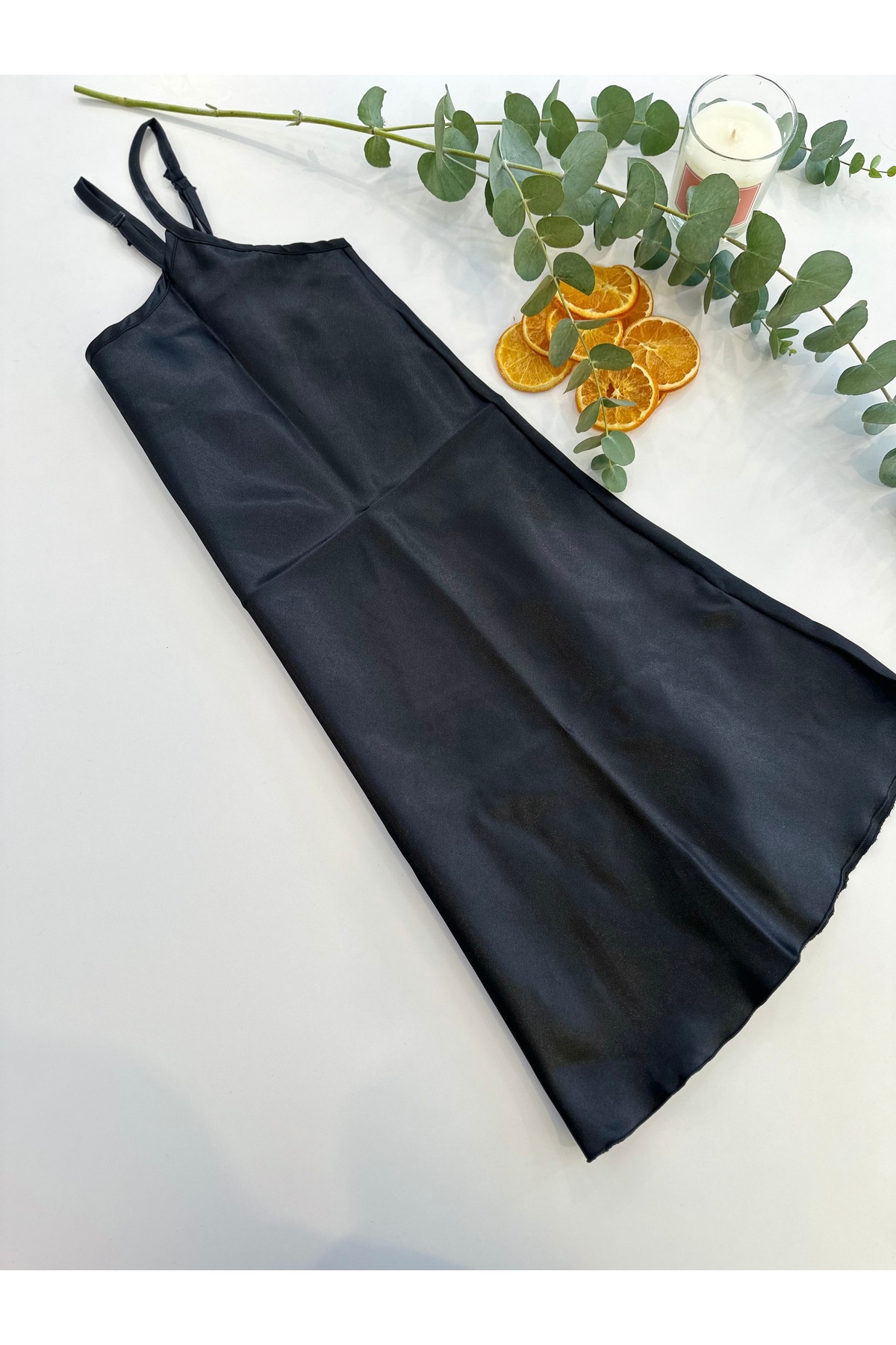 SEAR LİNGERİE Luce Siyah Gecelik