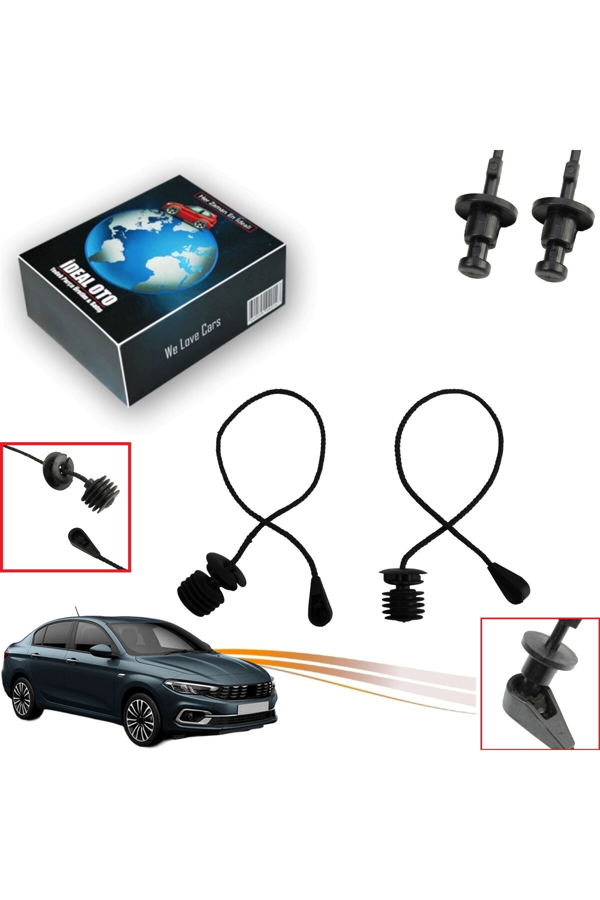 İDEAL OTOMOTİV Fiat Egea Pandizot İpi Takım OEM: 735637845