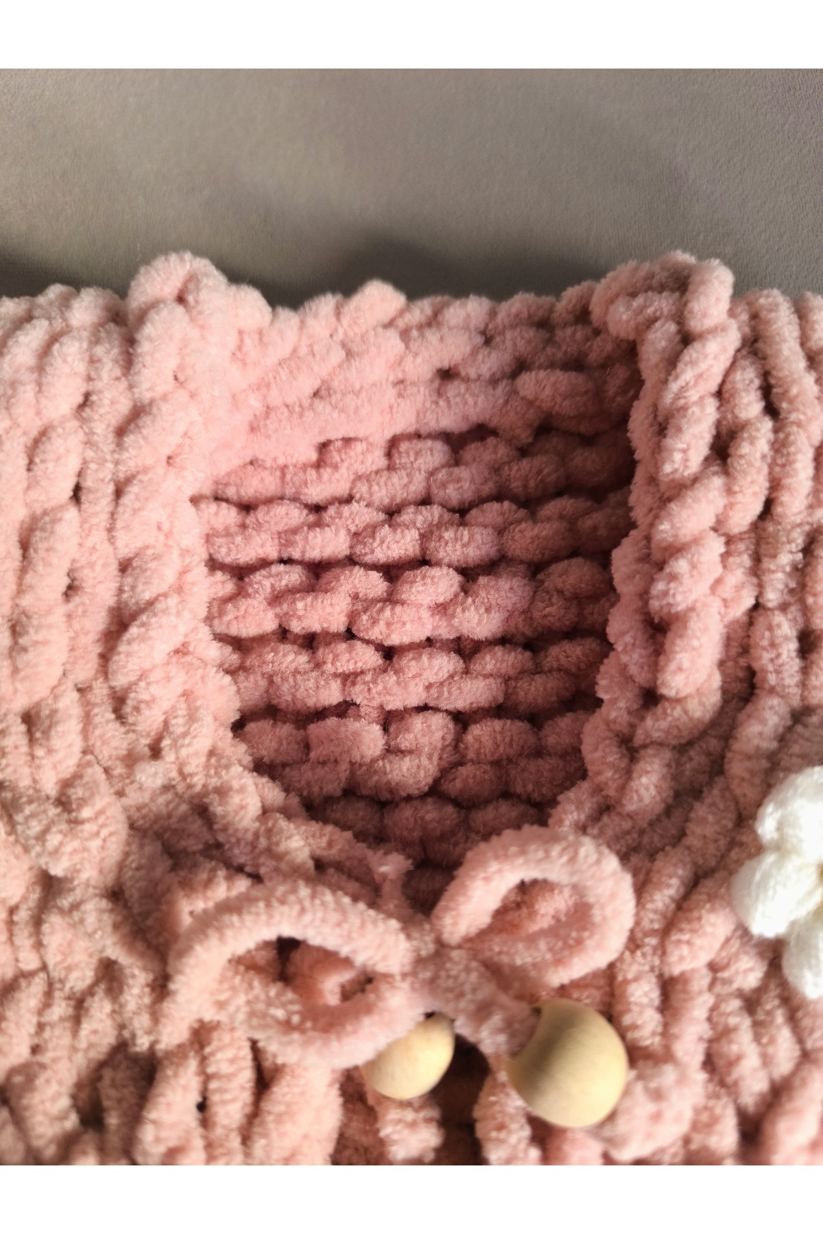 OEM El Yapımı önden Bağlamalı Bebek Yeleği fotoğrafı 3 (önizleme)