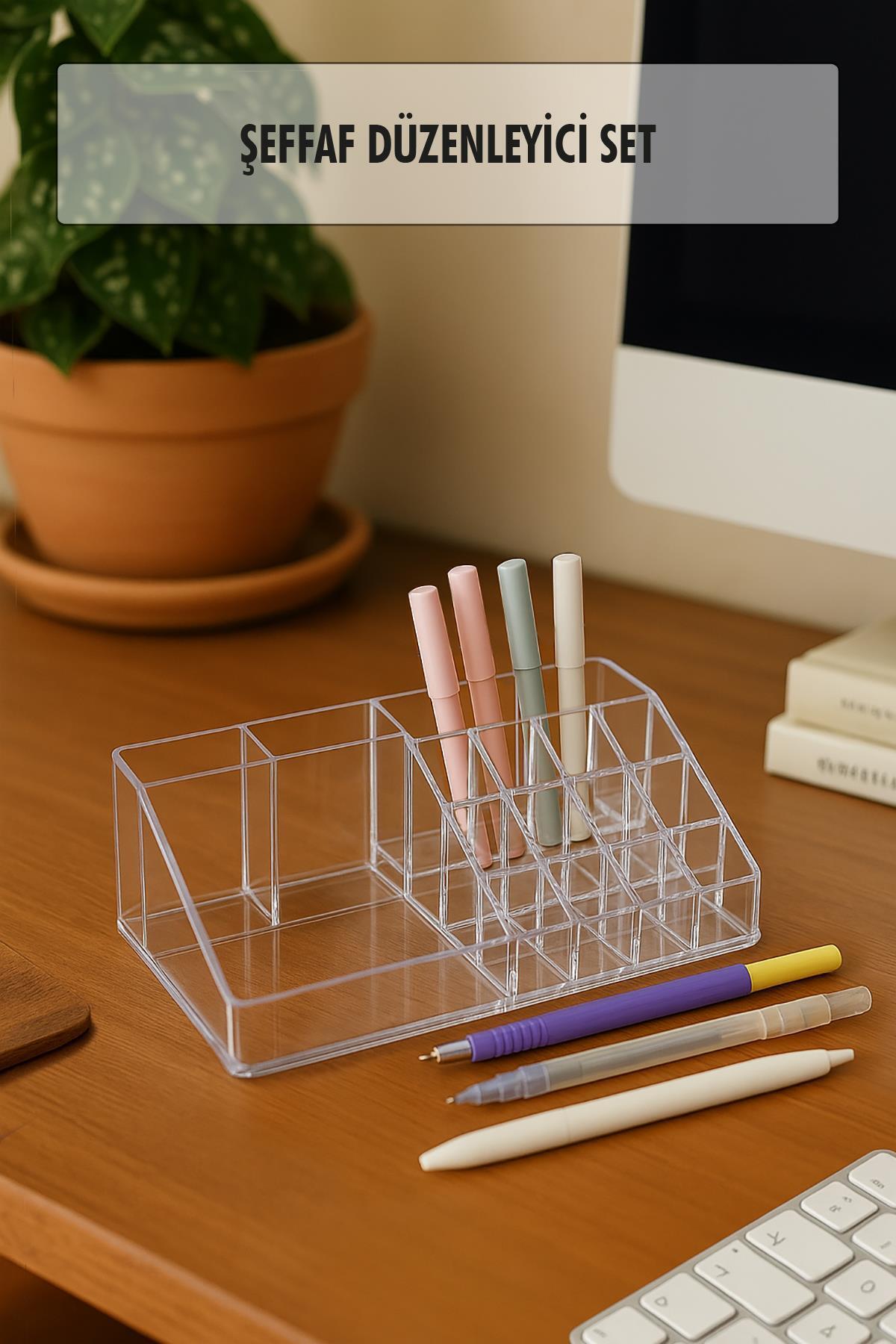 Sbodurhome Masa Üstü Kalem Düzenleyici Kalemlik 22 cm