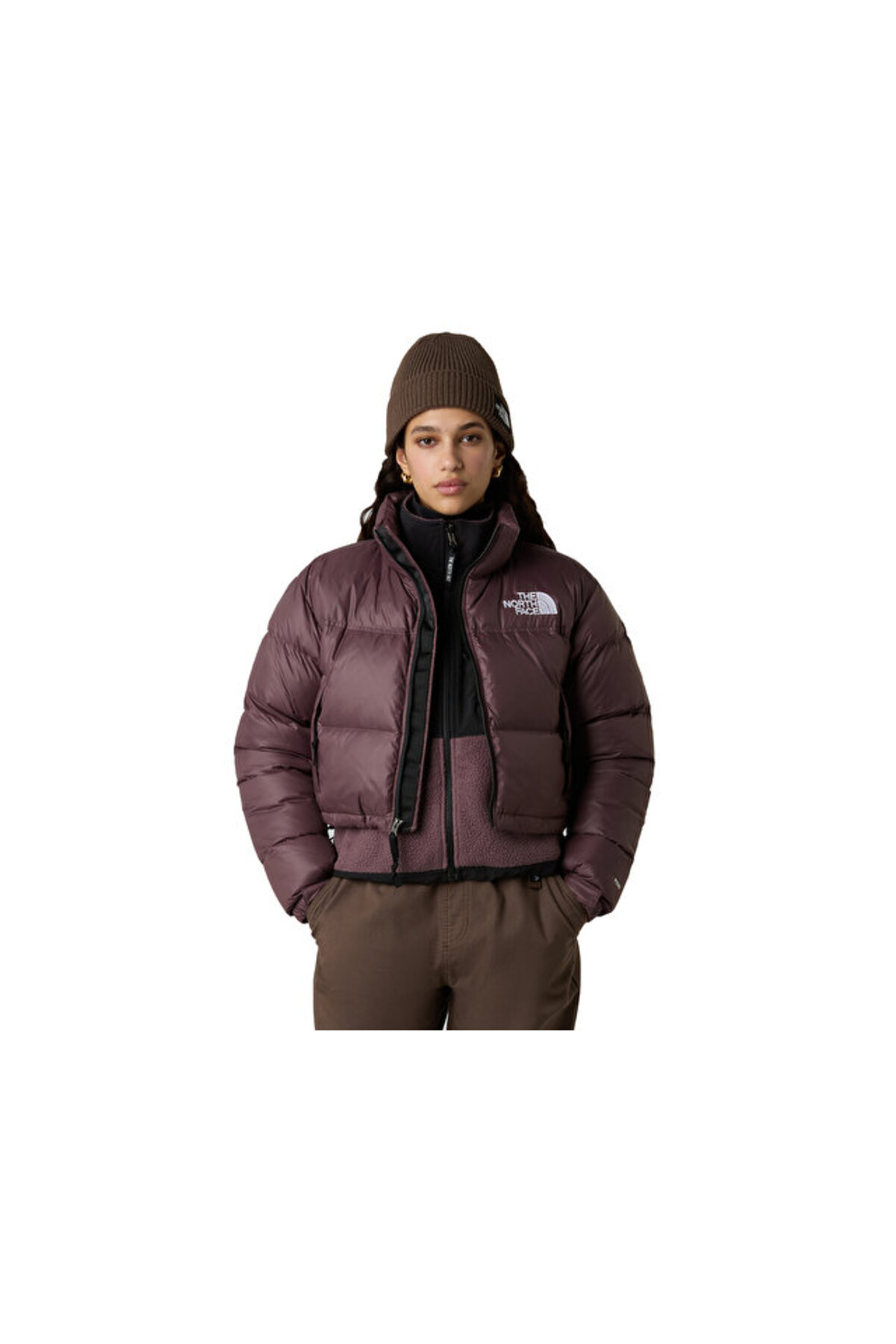 The North Face W Nuptse Short Jacket Kadın Outdoor Montu (700