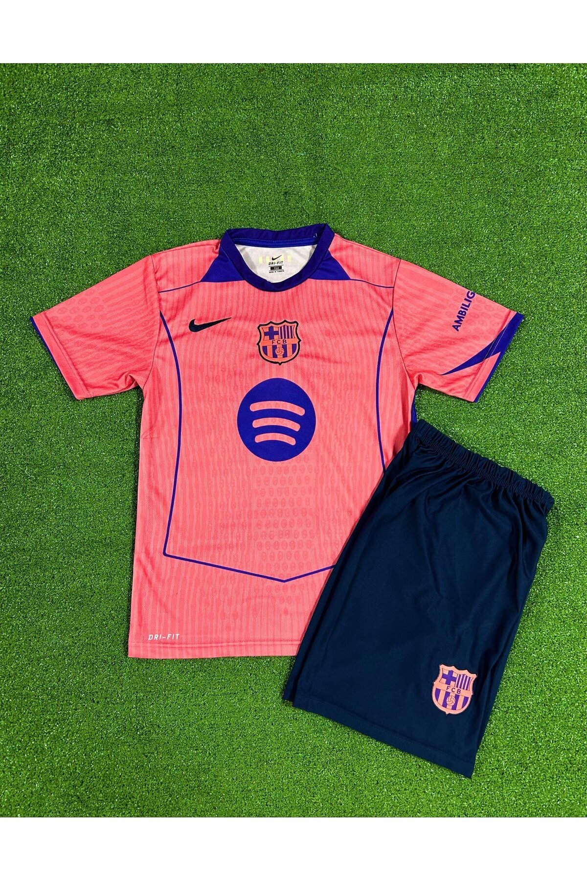 BREATHLESS Barcelona 2025/26 Yeni Sezon Raphinha Deplasman Forması (pembe)
