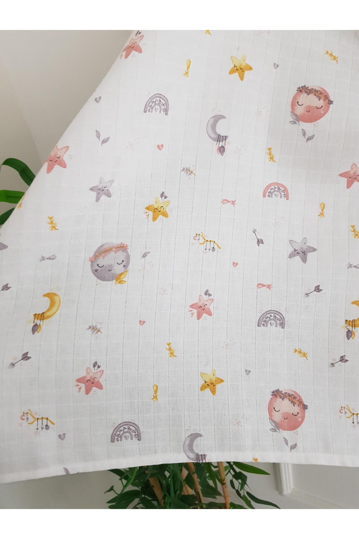 ib ilkimbebe Emzirme Önlüğü Balenli Müslin Konforlu , Puset Örtüsü - 70x100 Cm , Anne Bebek Ürünleri, Yenidoğan fotoğrafı 3 (önizleme)