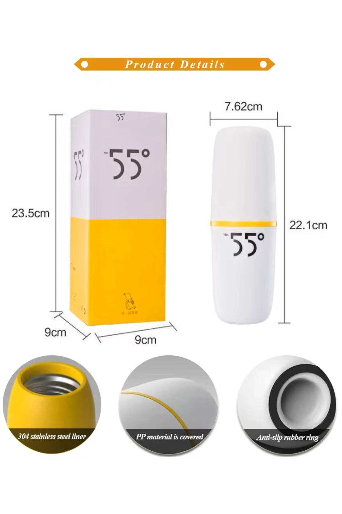 jojobebek Çocuk Sıcak Su Taşıma Termos Çift Duvarlı Paslanmaz Çelik, BPA’sız, Sızdırmaz Kapak 280 ml fotoğrafı 2 (önizleme)