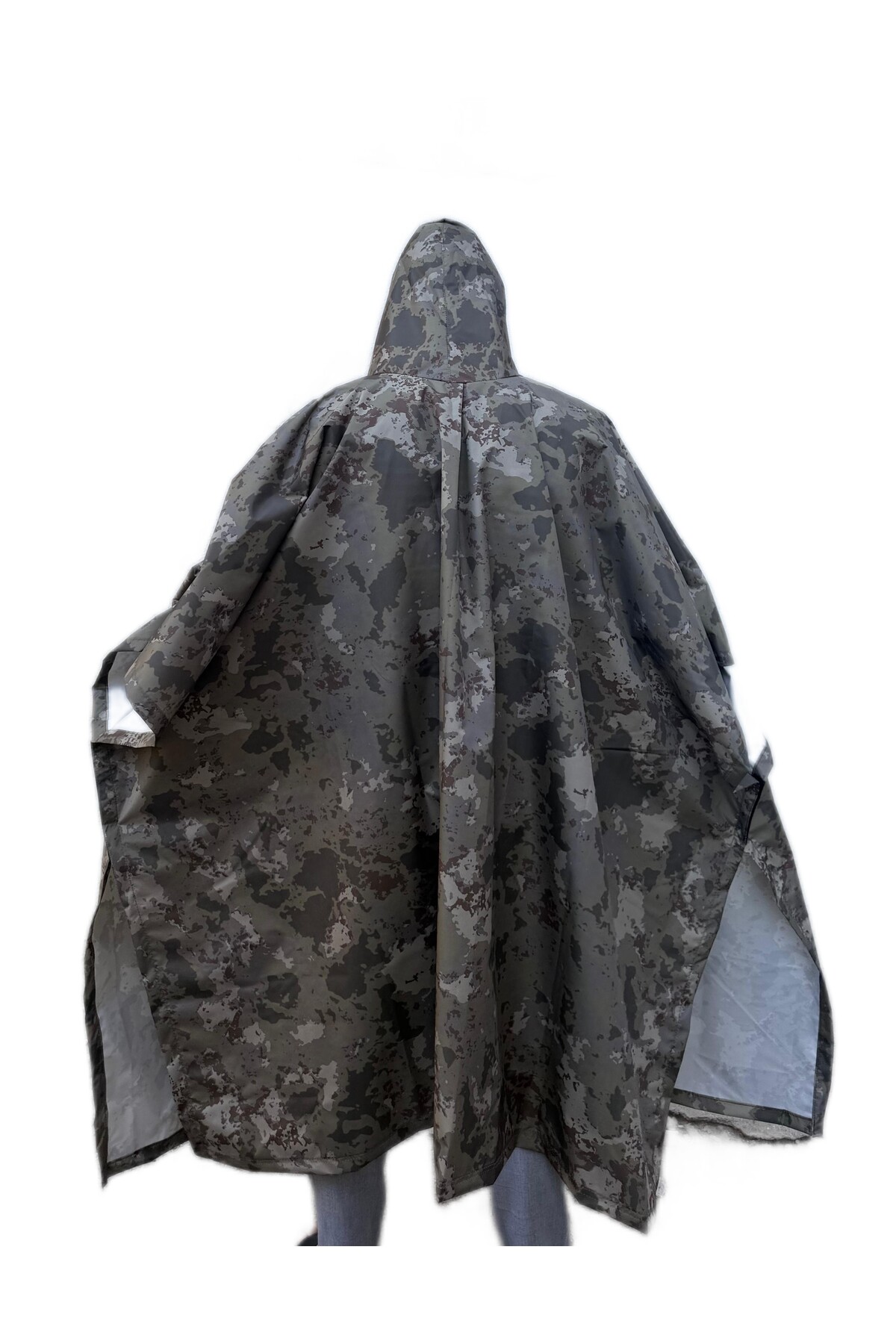 RAINCOAT PONCHO — رنگارنگ YGM7336 — تصویر 4 از 6