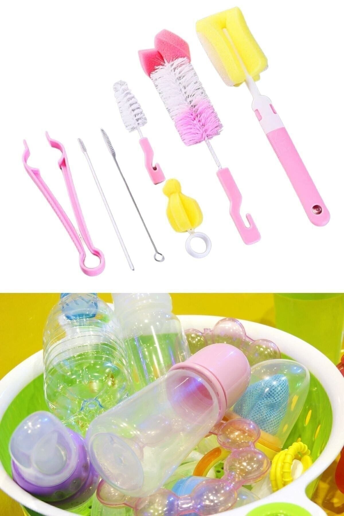 Hombak 7 Parça Biberon Temizleme Fırçası