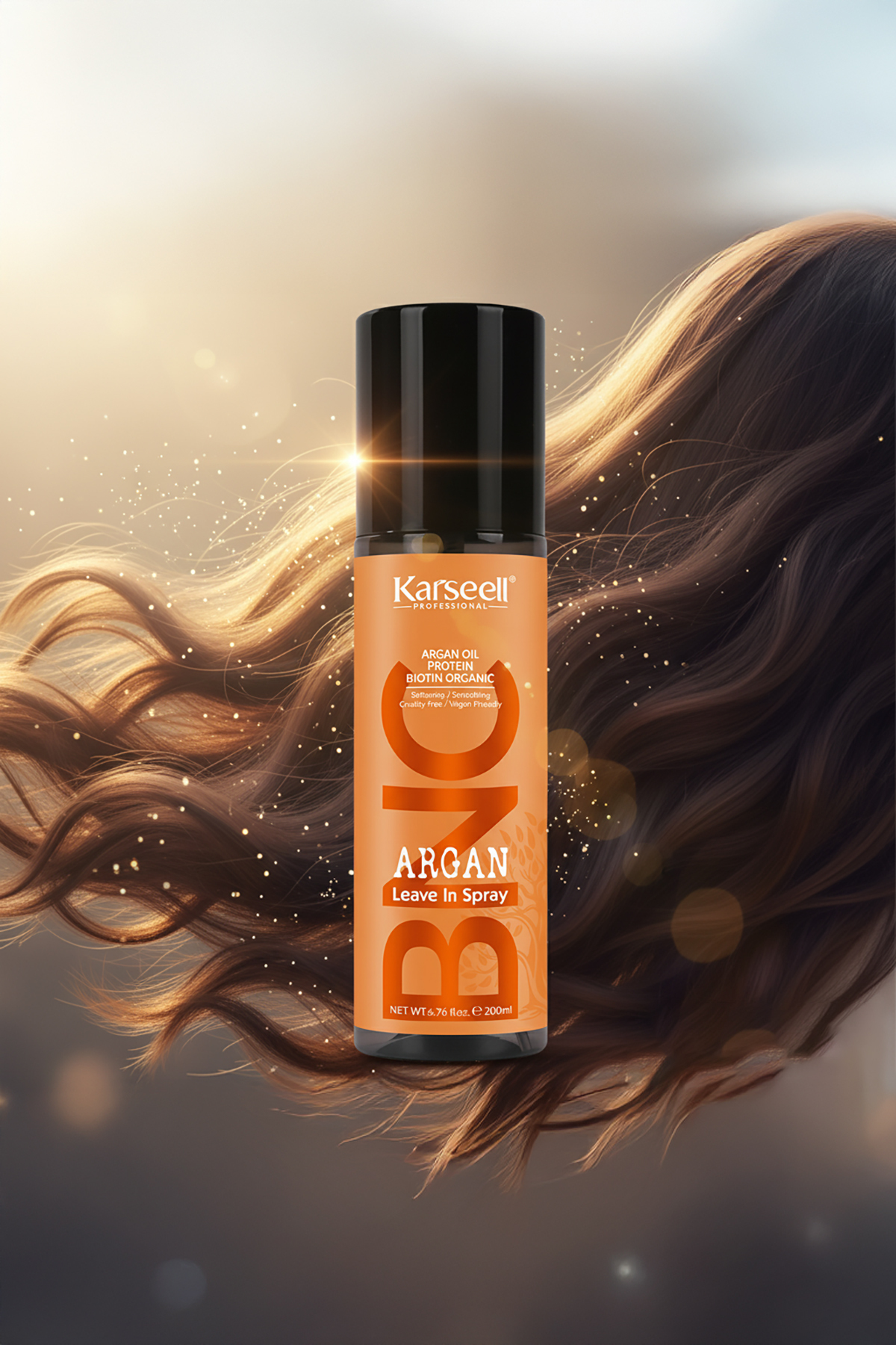 BNC Collagen Argan Protein Biotin Durulanmayan Sprey 200 ml — BNC-007 — تصویر 4 از 4