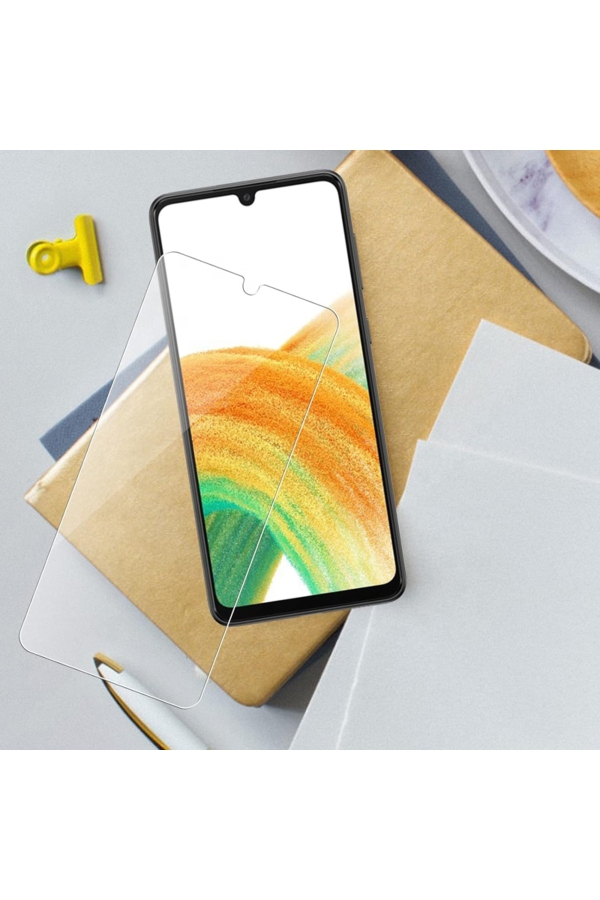 Samsung Galaxy A17 Compatible Full Cover Full Precision 9H Screen Protector Unbreakable Real Glass