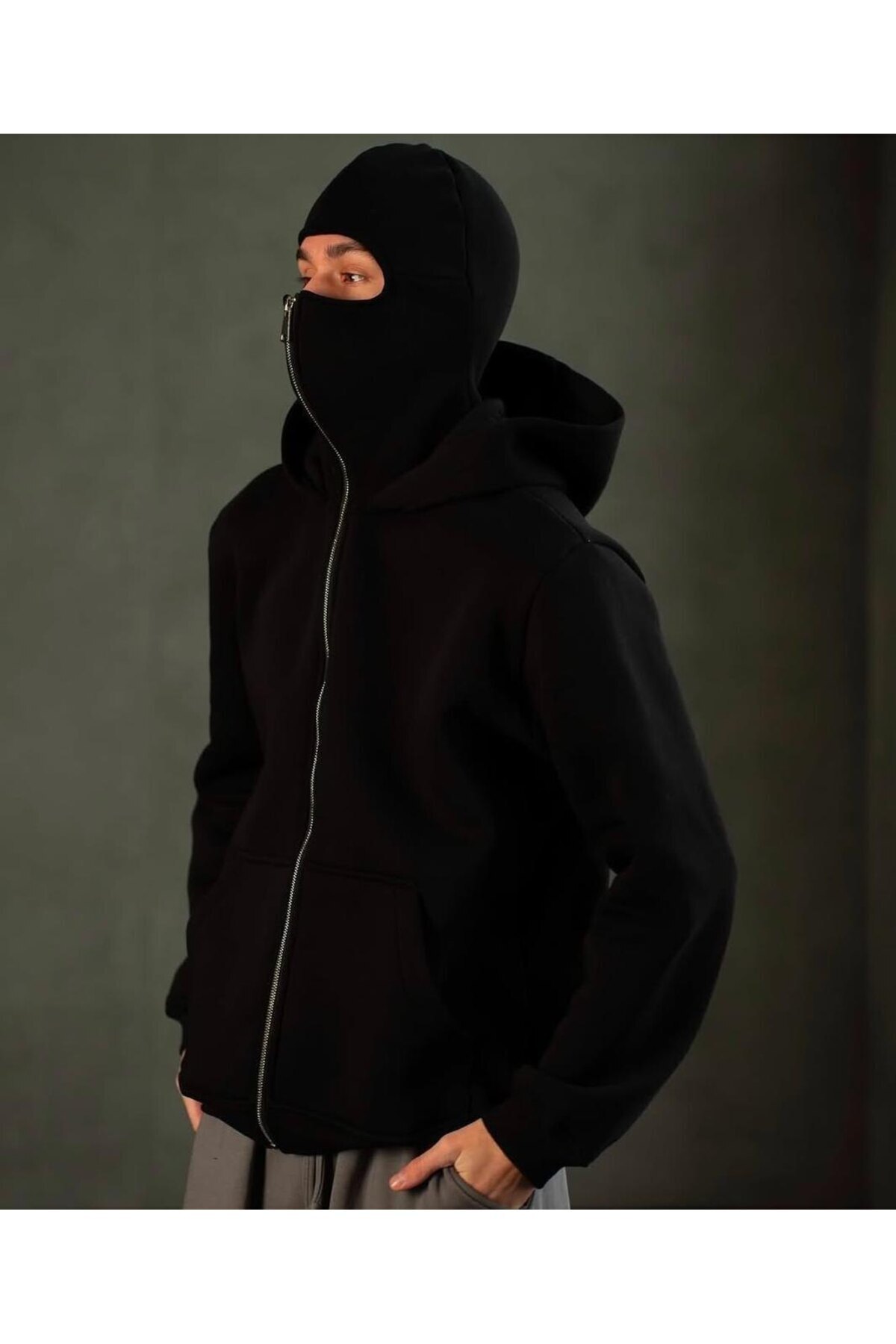LAYORA Maskeli Oversize Kapüşonlu görsel 4