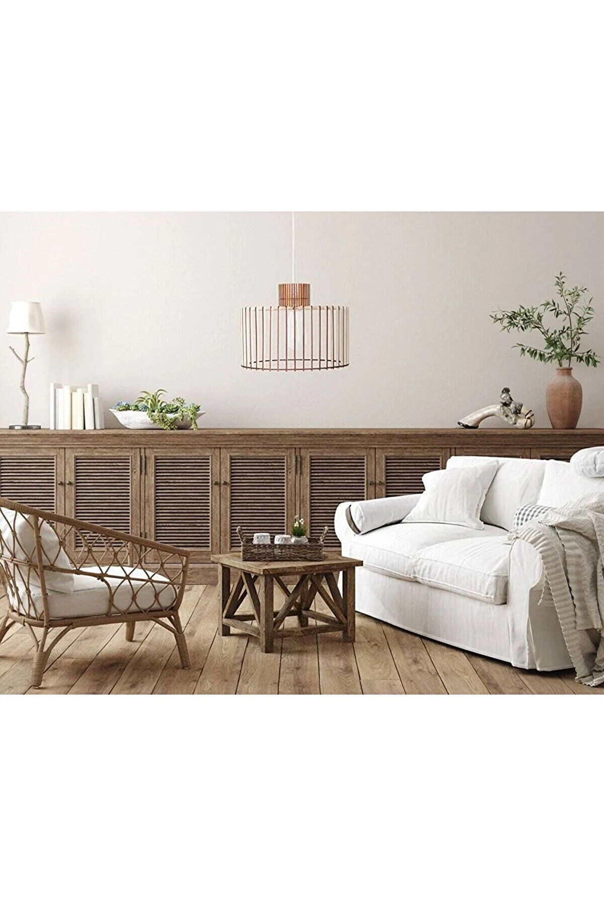 Wooden Vintage Rustic Bathroom Kitchen Living Room Chandelier