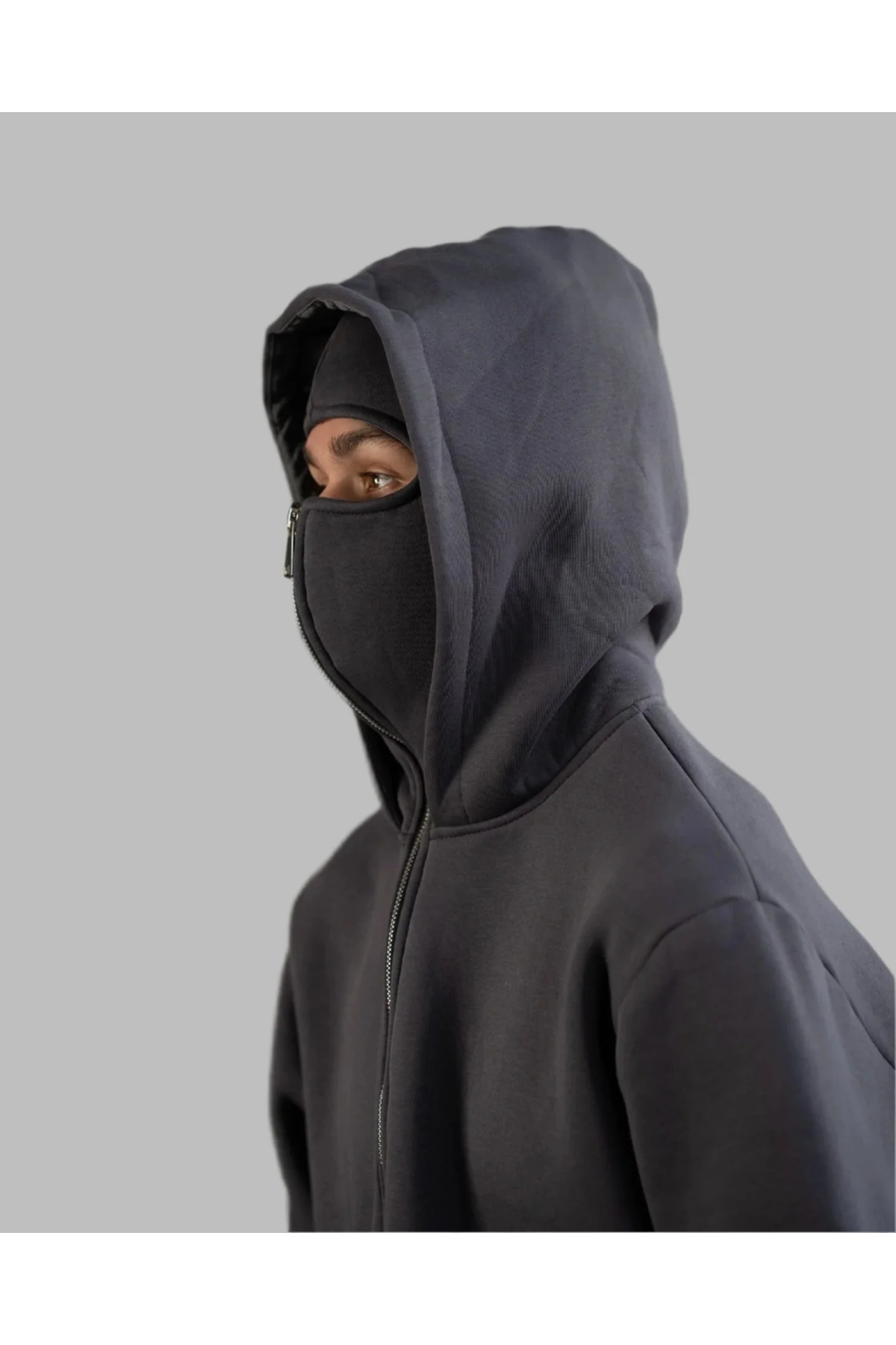 LAYORA Maskeli Oversize Kapüşonlu görsel 2