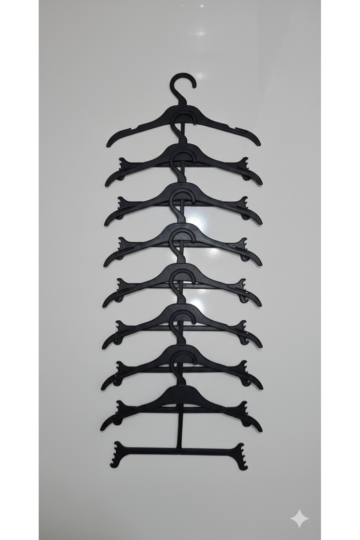 Yalçınoğlu Kids Dayanıklı ve Şık Tasarım: Alt-Üst Kombin Askısı I Uzun Ömürlü Kullanım I 10'lu I Çocuk Bebek Askı fotoğrafı 2 (önizleme)