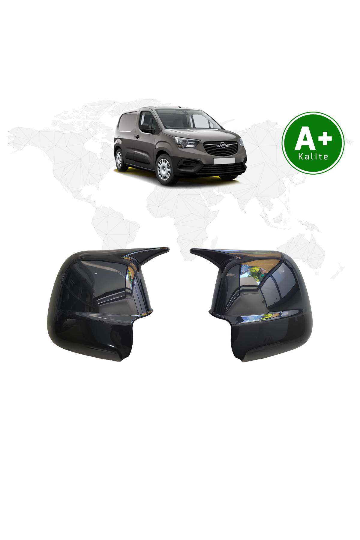 FA OTOMOTİV Opel Combo Panelvan Yarasa Ayna Kapağı 2019 Model ve Sonrası