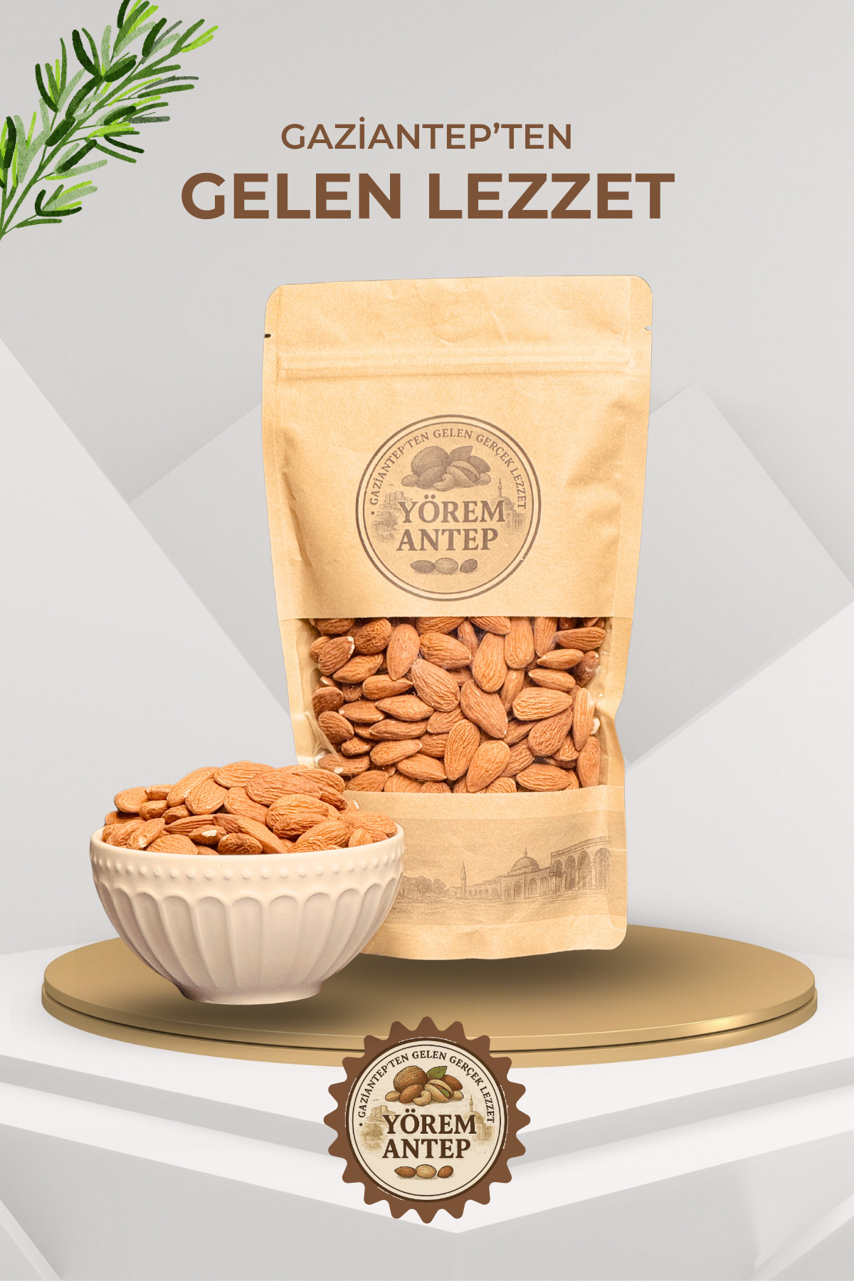 Antep Yörem Badem İçi Çiğ 200 Gr.