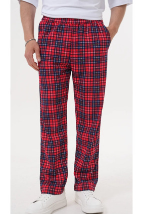 PİJAMUS Ekoseli Kare Desenli Unisex Pijama Altı