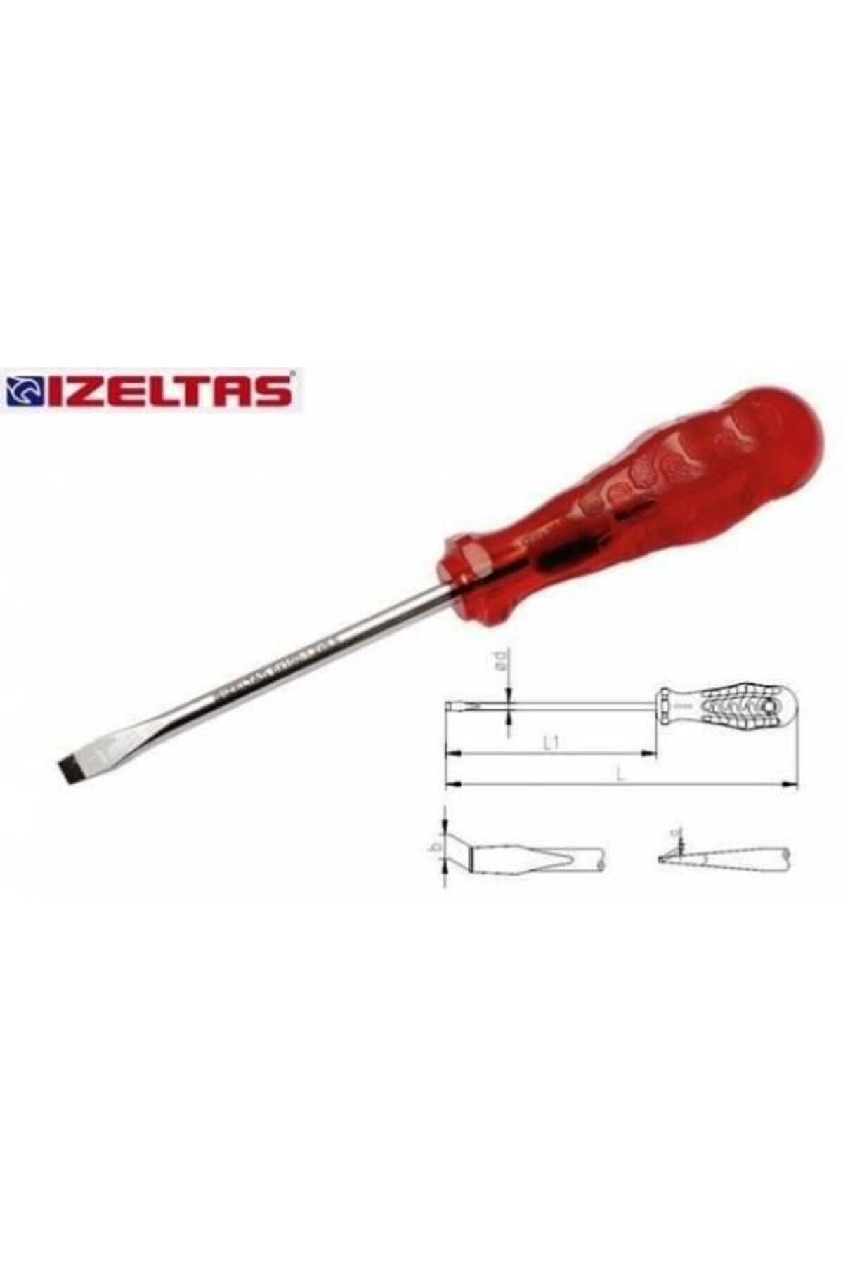 BİLGİMOLA İzeltaş Kraft Düz Tornavida 4X80