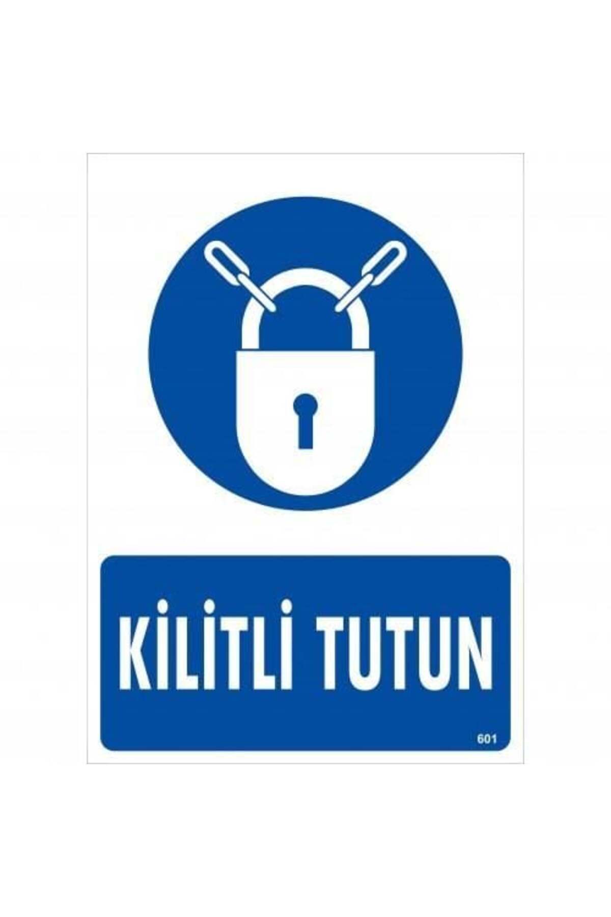 VERTO Kilitli Tutun Uyarı Levhası 25x35 KOD:601