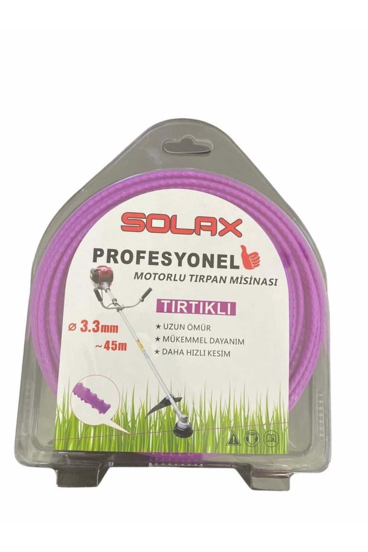 AyrStore Solax Tırtıklı Tırpan Misinası 3,3 mm 45 Metre