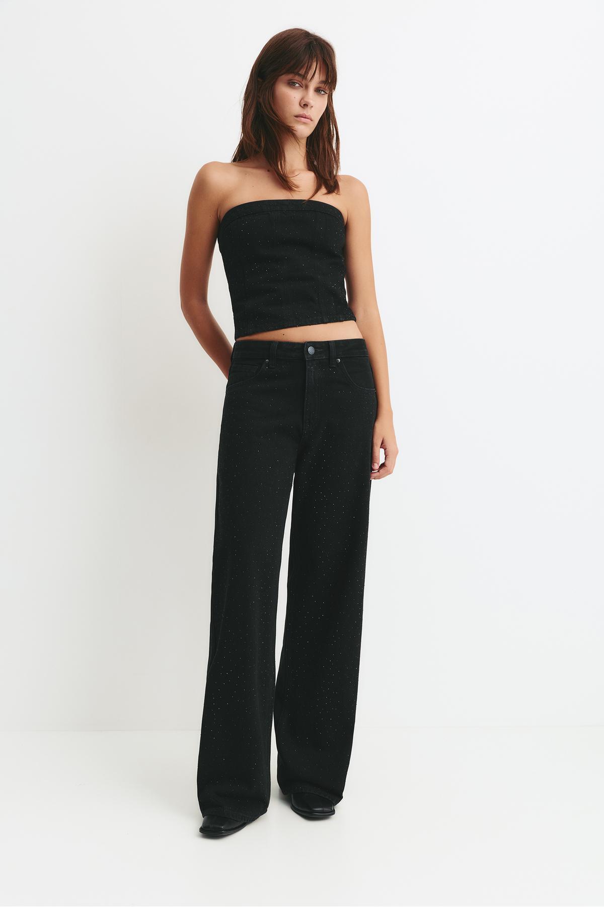 Pull & Bear Orta bel slim fit jean