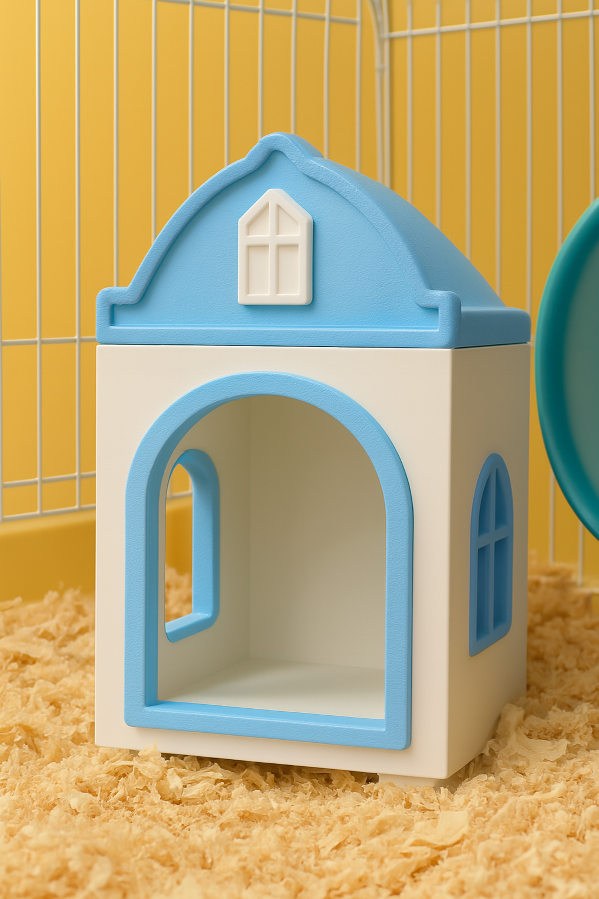 MD×JOA Hamster Yuvası ※ Hamster Evi ※ Karışık Renk ※ Hamster Kafesi ve Habitatı için Dekoratid Ev