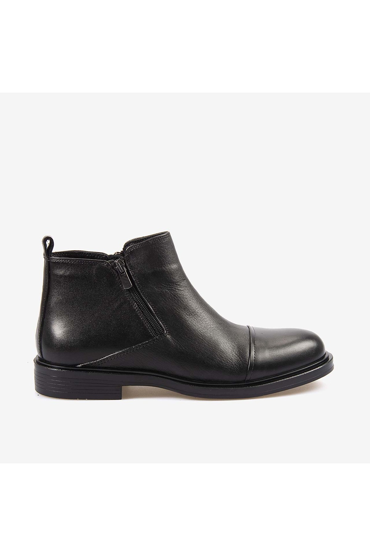 کمال تانجا چکمه مردانه زیپ‌دار چرم اصل A14551