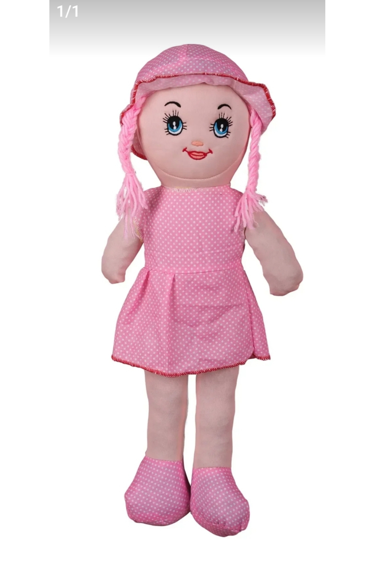 Kudi Pembe Sarı Bez Bebek 2 adet %100 Yerli üretim 60 cm fotoğrafı 2 (önizleme)