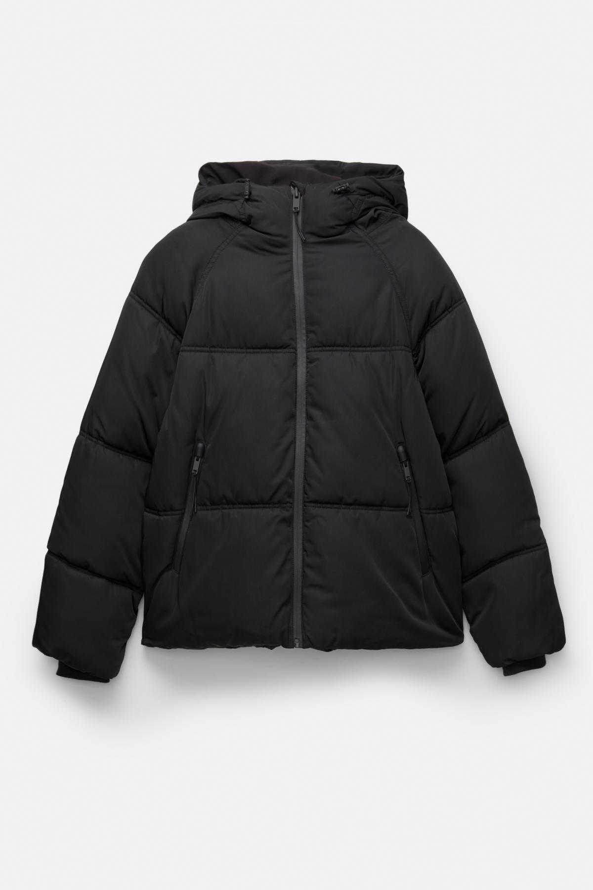 Pull & Bear  Kapüşonlu şişme ceket - Görsel 6