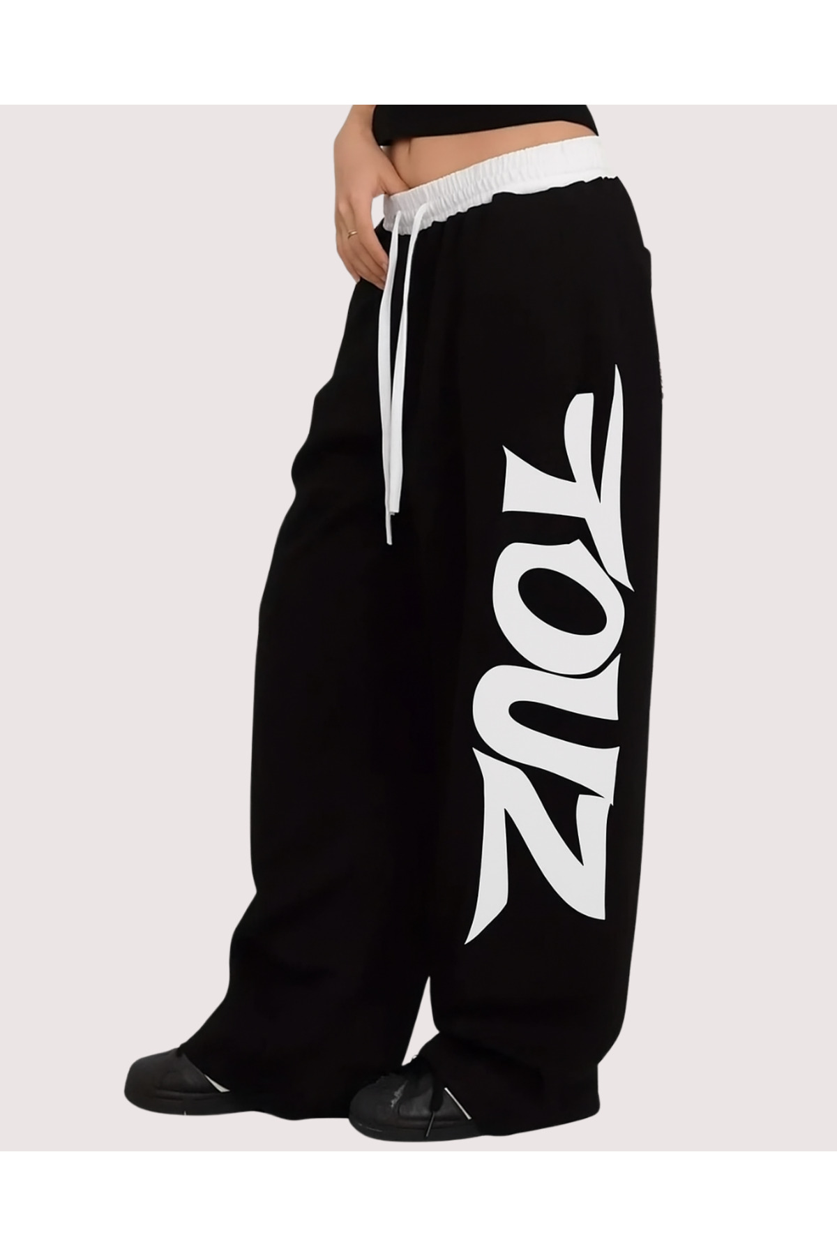 洋楽 G-RAP PLAYBOI Touz Moda Graffiti Oversize Ayarlanabilir Paça Lastikli Baggy