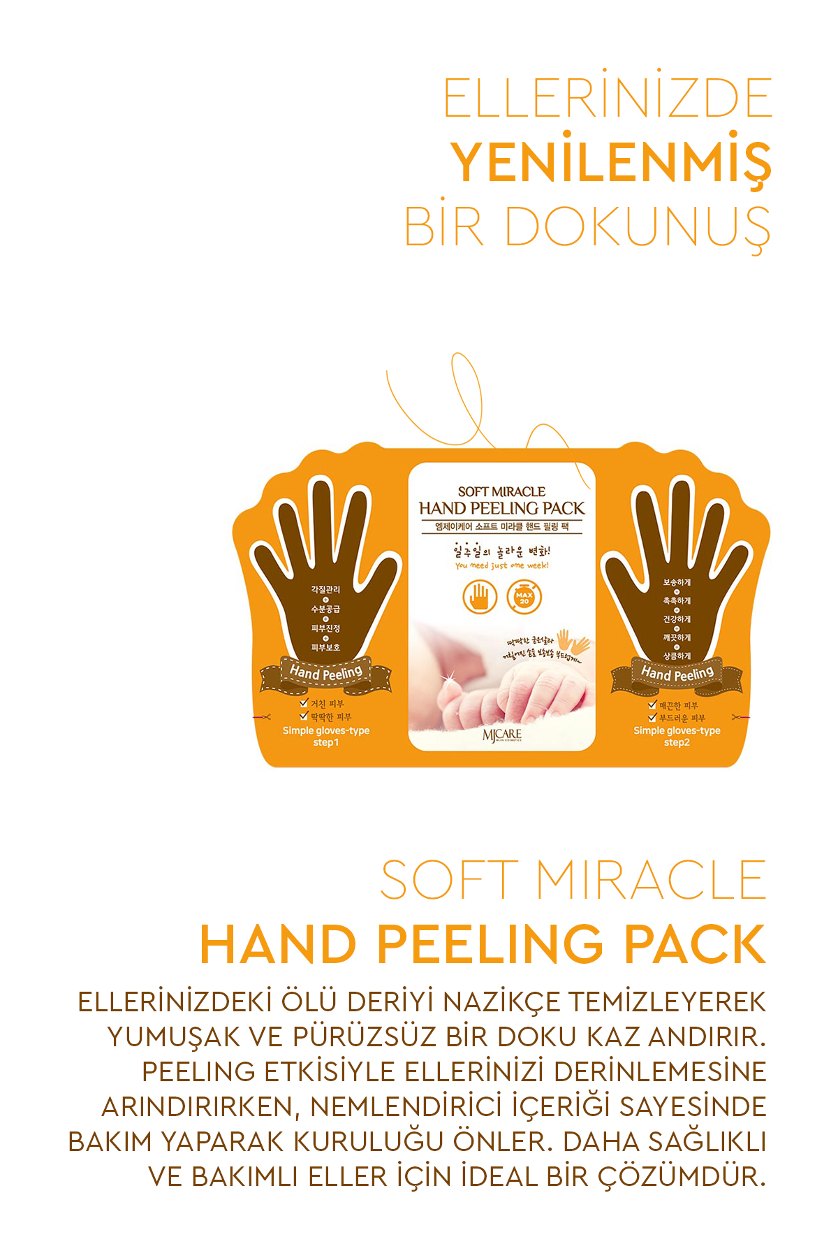 Hand Peeling - Soyulan El Peeling Maskesi 3'lü — 1518123 — تصویر 5 از 6