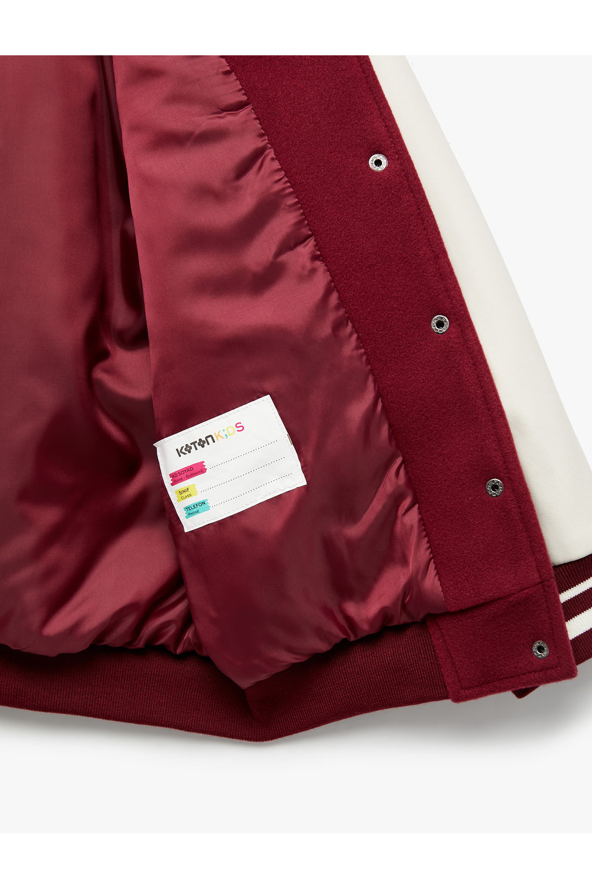 Koton İşleme Detaylı Uzun Kollu Kaşe Bomber Kolej Ceket fotoğrafı 4 (önizleme)